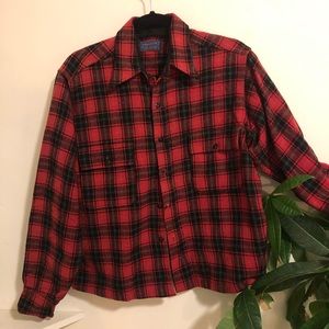 Vintage Pendleton Wool Button Up Flannel